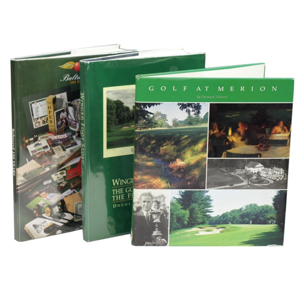 Winged Foot, Baltusrol, & Merion Club History Books