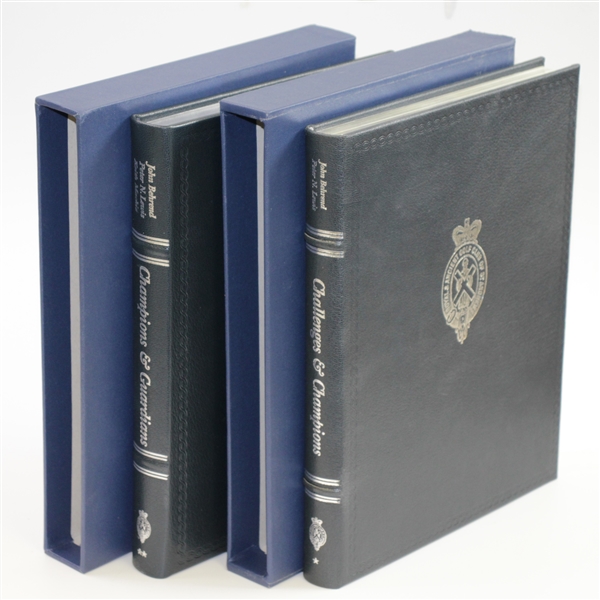 Deluxe Ltd Ed Signed Champions & Guardians #21/275" & "Challenges & Champions #21/275" Books 