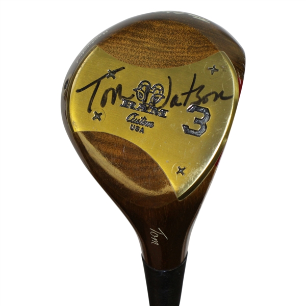 Tom Watson Signed Ram Custom USA Handcrafted Tom 3-Wood JSA ALOA