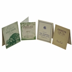 Vintage Edgewater, CC of Indianapolis, Memphis CC, & Geneva GC Scorecards with Stymie Gauge