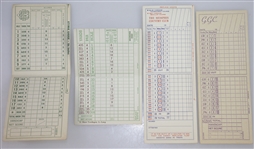 Vintage Edgewater, CC of Indianapolis, Memphis CC, & Geneva GC Scorecards with Stymie Gauge