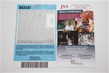 Patrick Reed Signed 2018 Masters Saturday Ticket #B03497 JSA #DD12950