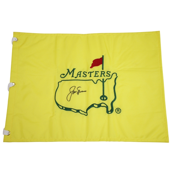 Jack Nicklaus Signed Masters Undated Embroidered Flag JSA ALOA