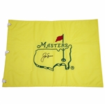 Jack Nicklaus Signed Masters Undated Embroidered Flag JSA ALOA
