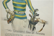 May 1924 Gossard Corsets & Brassiers Ladies Home Journal Magazine Ad - Framed