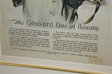 May 1924 Gossard Corsets & Brassiers Ladies Home Journal Magazine Ad - Framed