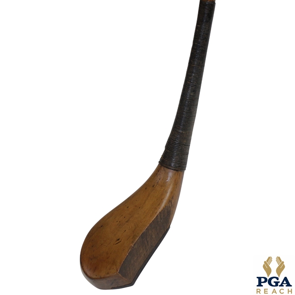Unknown Maker Long Nose Club with Lambskin Grip & Lead Weight - 38”