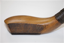 Unknown Maker Long Nose Club with Lambskin Grip & Lead Weight - 38”