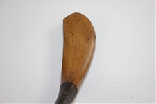 Unknown Maker Long Nose Club with Lambskin Grip & Lead Weight - 38”