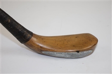 Unknown Maker Long Nose Club with Lambskin Grip & Lead Weight - 38”