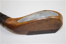 Unknown Maker Long Nose Club with Lambskin Grip & Lead Weight - 38”