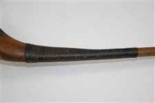 Unknown Maker Long Nose Club with Lambskin Grip & Lead Weight - 38”