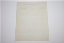 PGA of America Correspondence Questioning Leo Diegel US Citizenship for 1931 Ryder Cup