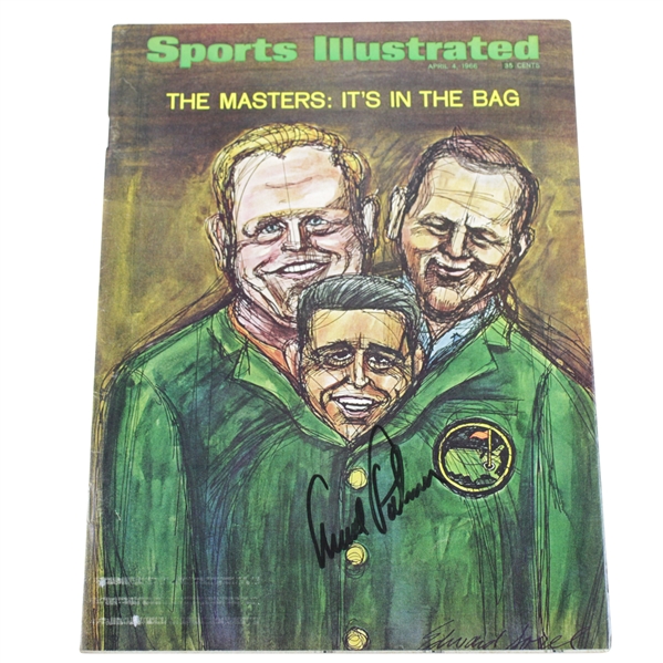 Arnold Palmer Signed April 4, 1966 Sports Illustrated Magazine JSA ALOA