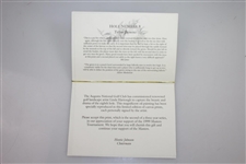 Ken Venturi's 1999 Masters Gift - Linda Hartough Signed Ltd Ed #8 Yellow Jasmine w/Complete Box