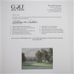 Ken Venturi's 1999 Masters Gift - Linda Hartough Signed Ltd Ed #8 Yellow Jasmine w/Complete Box