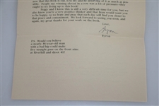 Byron Nelson Signed 1/13/98 Letter to Ken Venturi JSA ALOA