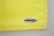 Tiger Woods Signed Undated Masters Embroidered Flag UDA #SHO035205