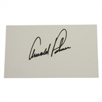 Arnold Palmer Signed 3x5 Card with PSA/DNA Letter #E60168