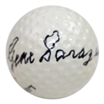 Gene Sarazen Signed Uarco 4 Logo Golf Ball in Black Sharpie FULL JSA #X61184