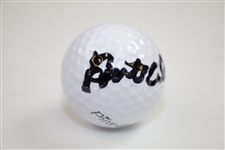 Art Wall Signed Pinnacle 4 Logo Golf Ball JSA ALOA