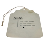 1947 Masters Tournament Fourth Rd Sunday Ticket #1455 with Original String