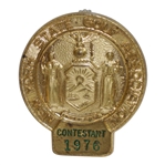 1976 New York State Golf Association NYSGA Contestant Badge