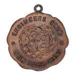Vintage Undated New York City Engineers Club Medal