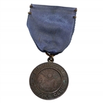 Vintage Sunningdale Country Club Medal with Navy Ribbon
