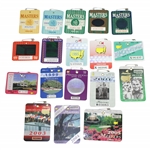 1988-2005 Masters Tournament SERIES Badges - All in Great Condition with Original Pin