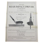 Four Page Brochure on The Tyler Rear Impact Driver - "It Balances"