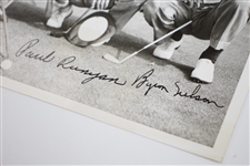 Paul Runyan & Byron Nelson Signed Black & White Photo JSA ALOA