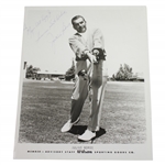 Julius Boros Signed Black & White Wilson Sporting Goods Advertising Photo JSA ALOA