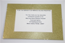 Gene Sarazen Signed Black & White Photo - Marco Hospital Donation Thank You JSA ALOA