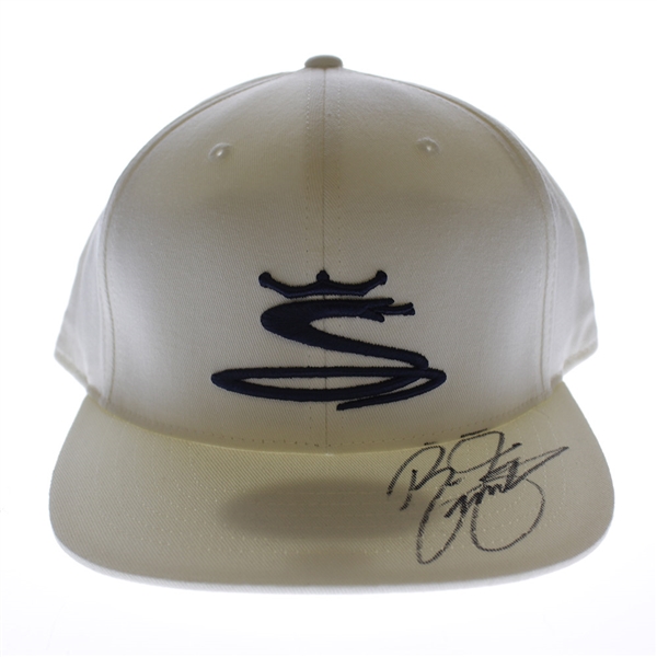 Rickie Fowler Autographed Signed White Hat with Navy Cobra Logo - JSA Authentic