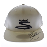 Rickie Fowler Autographed Signed White Hat with Navy Cobra Logo - JSA Authentic