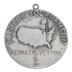 1956 Masters Tournament Silver Runner-Up Medal Awarded to Ken Venturi