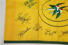 Ken Venturi's Personal Embroidered Castle Pines PGA Tour Flag Signed by Fifteen JSA ALOA