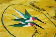 Ken Venturi's Personal Embroidered Castle Pines PGA Tour Flag Signed by Fifteen JSA ALOA