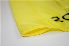 Ken Venturi's Personal 2005 The President's Cup Embroidered Flag Signed by Fred Couples JSA ALOA