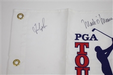 Ken Venturi's Personal Multi-Signed PGA Tour Embroidered Flag JSA ALOA