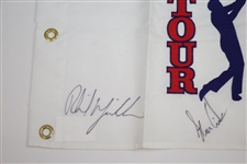 Ken Venturi's Personal Multi-Signed PGA Tour Embroidered Flag JSA ALOA