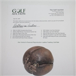 Ken Venturi's Personal Reproduction Leather Feathery Golf Ball