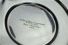 Ken Venturi's 1950 Northern California Golf Association 2nd Low Gross Tray/Platter