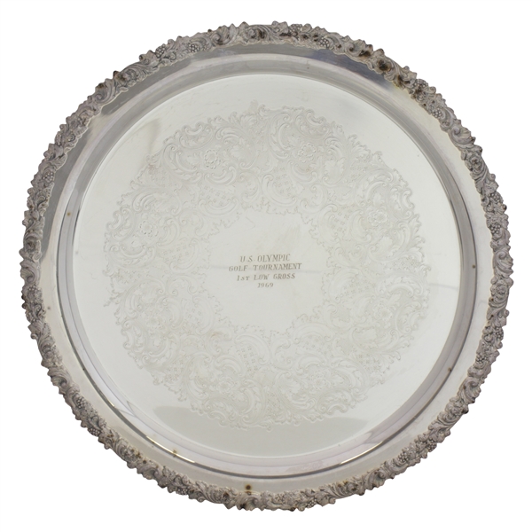 Ken Venturis 1969 U.S. Olympic Golf Tournament 1st Low Gross Tray/Platter