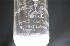 Ken Venturi's 1965 Ryder Cup at Royal Birkdale Golf Club US Team Member Glass
