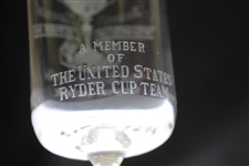 Ken Venturi's 1965 Ryder Cup at Royal Birkdale Golf Club US Team Member Glass