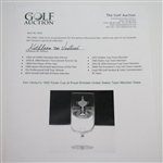 Ken Venturi's 1965 Ryder Cup at Royal Birkdale Golf Club US Team Member Glass