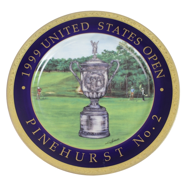 Ken Venturis Personal 1999 US Open at Pinehurst No. 2 Merry Scotland Designs Plate