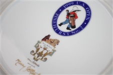 Ken Venturi's Personal 1999 US Open at Pinehurst No. 2 Merry Scotland Designs Plate